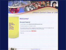 Tablet Screenshot of elkhartcentral1989.myevent.com