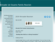 Tablet Screenshot of kincadefirstcousins.myevent.com