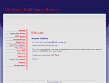 Tablet Screenshot of henrykiddfamily.myevent.com
