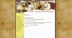 Desktop Screenshot of lawrencefamilyreunion.myevent.com