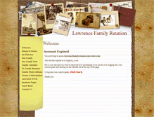 Tablet Screenshot of lawrencefamilyreunion.myevent.com