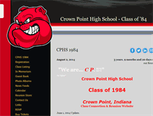 Tablet Screenshot of cphs1984.myevent.com