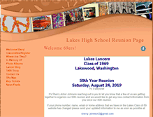 Tablet Screenshot of lakesclass1969.myevent.com