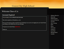 Tablet Screenshot of cchs1972.myevent.com