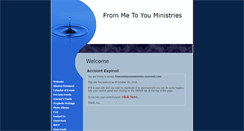 Desktop Screenshot of frommetoyouministries.myevent.com