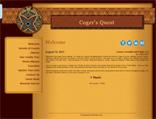 Tablet Screenshot of cogersquest.myevent.com
