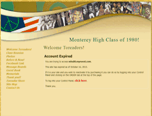 Tablet Screenshot of mhs80.myevent.com