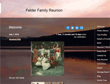 Tablet Screenshot of felderfamily.myevent.com