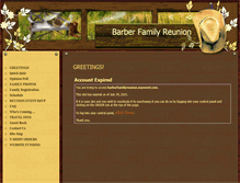 Tablet Screenshot of barberfamilyreunion.myevent.com
