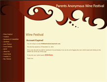 Tablet Screenshot of pawinefestival.myevent.com