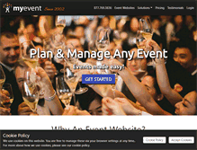 Tablet Screenshot of party.myevent.com