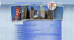 Desktop Screenshot of leclairehearstcommunityreunion.myevent.com