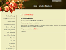 Tablet Screenshot of hurdfamily.myevent.com