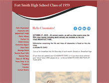 Tablet Screenshot of fshsclassof59.myevent.com