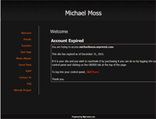 Tablet Screenshot of michaelmoss.myevent.com