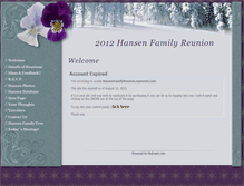 Tablet Screenshot of hansenfamilyreunion.myevent.com
