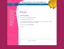Tablet Screenshot of inspiration.myevent.com