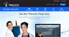 Desktop Screenshot of mitzvahs.myevent.com