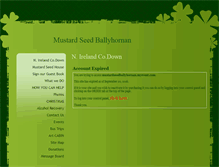 Tablet Screenshot of mustardseedballyhornan.myevent.com