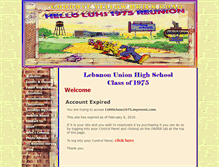 Tablet Screenshot of luhsclass1975.myevent.com